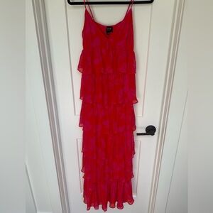 J.Crew Collection Ruffle Chiffon Womens Dress Size 10 NWT